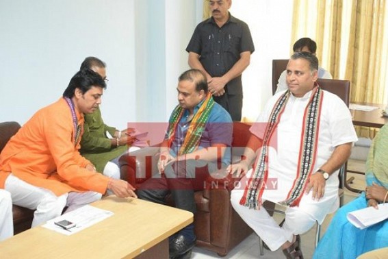 Assam Minister arrives in Tripura to target CPI-M 